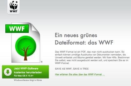 “Save as .wwf”, ma serve davvero un nuovo formato per non stampare e salvare gli alberi?