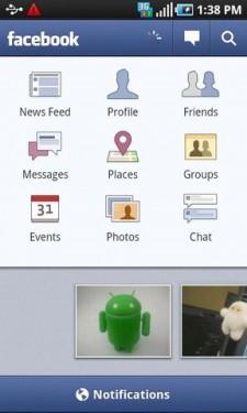 Facebook per Android si aggiorna ed aggiunge la chat