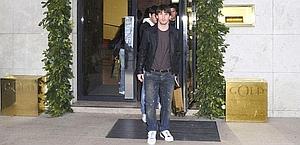 Leo Messi visita il 'Gold' by Dolce & Gabbana