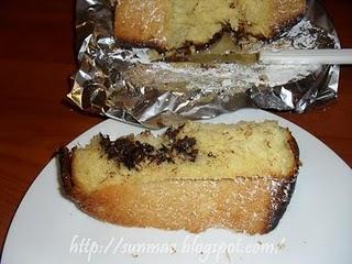 Pandoro con gocce di cioccolato