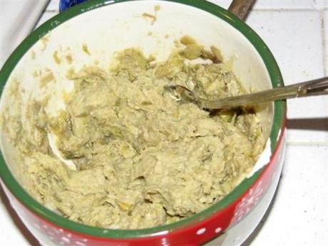 Piccoli soufflè di carfiofi in crosta di pane