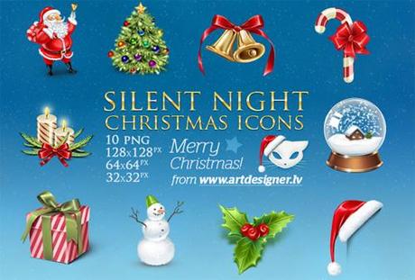 silent night xmas Christmas Design Resources: Santa Claus