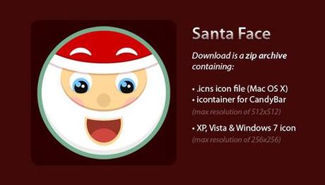 santa face icon Christmas Design Resources: Santa Claus