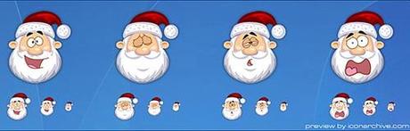 santa claus icons Christmas Design Resources: Santa Claus