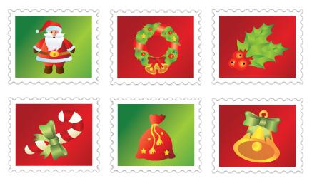 xmas icon set 2 Christmas Design Resources: Santa Claus