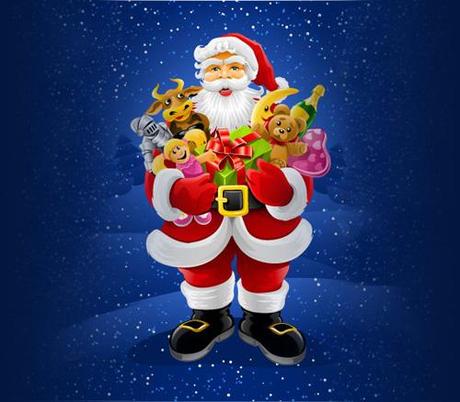 xmas santa claus 1 Christmas Design Resources: Santa Claus