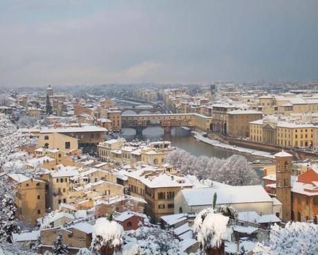 Ma com’è bella Firenze..sotto la neve!