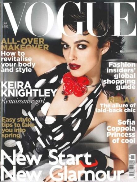 COVER GIRL: Keira Knightley