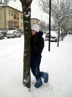 PUNTUALE è arrivata la neve!!! Nuovo SAL my poule!!