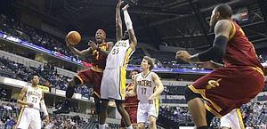 Daniel Gibson al tiro. Ap