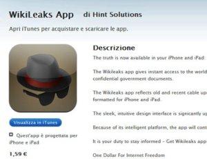 Wikileaks: appoggio (indiretto) di Apple?