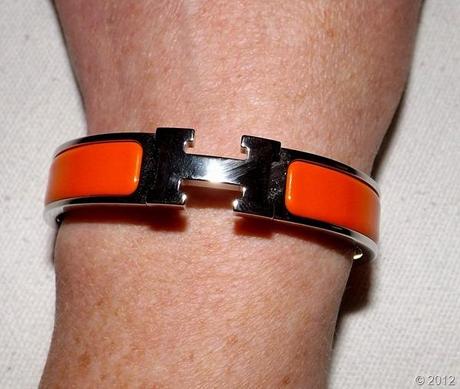 hermes, hermes bracelet, hermes henemal, hermes clic clac, hermes bracciale, hermes  orange