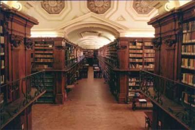 Biblioteca della Crociera, sala di lettura del Palazzo del Collegio Romano, Roma