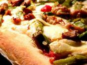 Pizza reblochon, asparagi porcini