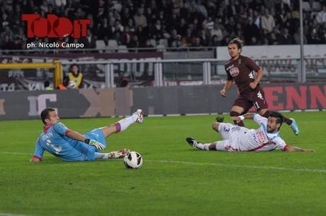 (Cerci scarica in rete il gol del primo pareggio granata, settimo centro stagionale per la sua stagione da incorniciare) ©Nicolo' Campo