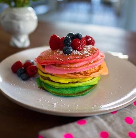 Rainbow Pancakes