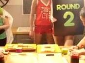 notte supermercato. Quasi Giochi Senza Frontiere.