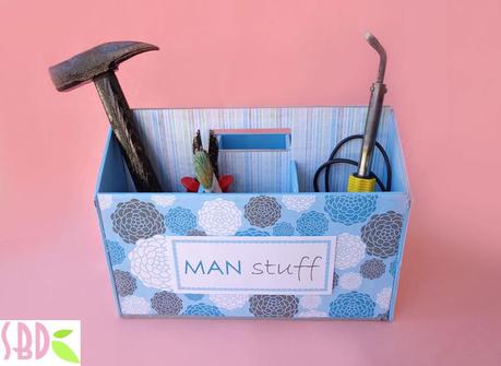 Cassetta porta attrezzi maschile - Masculine tool holder box