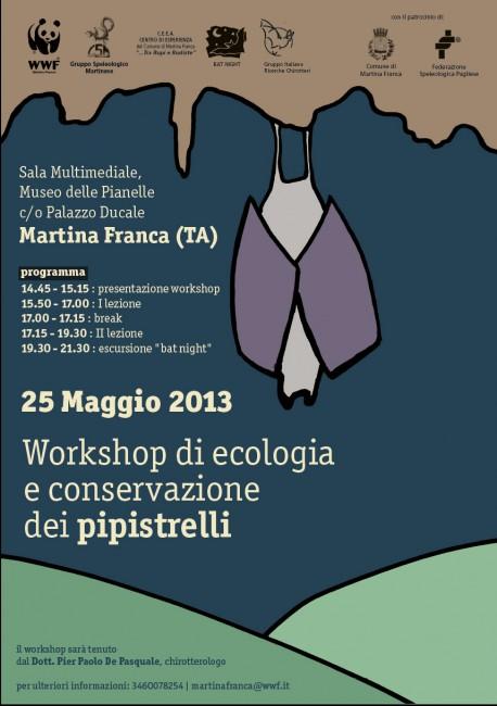 Workshop di ecologia e conservazione dei pipistrelli