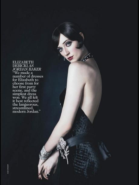 Elizabeth Debicki as Jordan Baker photographed by Hugh Stewart