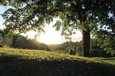 il tramonto di ieri, e quello di stasera