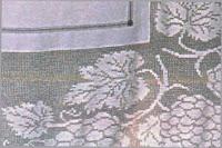 Inserto per bordo tenda con grappoli d'uva