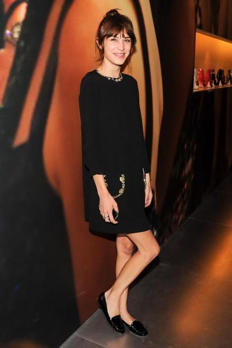 Alexa Chung in Miu Miu at The Great Gatsby exhibition by Prada