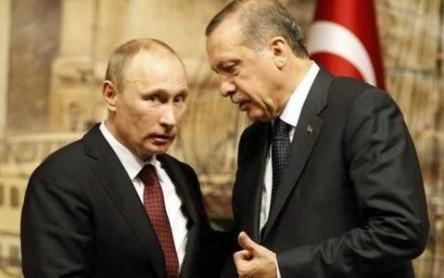 Il Premier turco Erdogan con il Presidente russo Putin