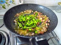 Pennette con asparagi e pancetta affumicata