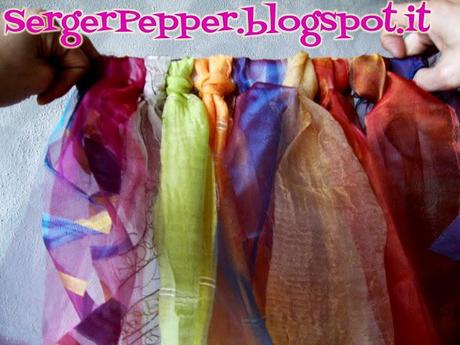 SergerPepper - Tutus from Curtain samples - #tutorial #refashion