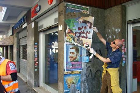 LE IMMAGINI DEL XVI DECORO DAY A PIAZZA DI VILLA CARPEGNA, TRA DEFISSIONE DI MANIFESTIO ABUSIVI, PULIZIA DELLE STRADE E CANCELLAZIONE DI SCRITTE DAI MURI!