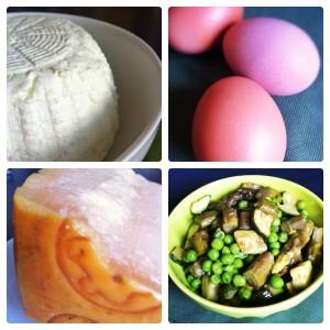 Ricotta, uova, Parmigiano Reggiano e verdure. Pochi, semplici, ingredienti