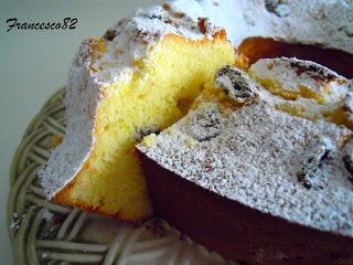 Ciambellone al limone verdello di sicilia e uvetta al marsala