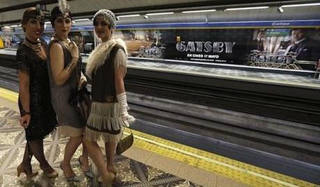 Il Grande Gatsby occupa il metro di Madrid