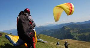 Campionato italiano di parapendio a Meduno (Pordenone)