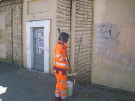 I grandi eroi dell'ultimo Decoro Day di sabato scorso in zona Piazza Carpegna. Ecco tutte le foto