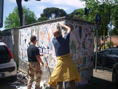 I grandi eroi dell'ultimo Decoro Day di sabato scorso in zona Piazza Carpegna. Ecco tutte le foto