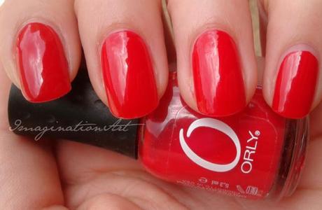 Orly Monroe's Red rosso swatch swatches smalto nail polish lacquer unghie