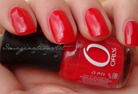 Orly Monroe's Red rosso swatch swatches smalto nail polish lacquer unghie