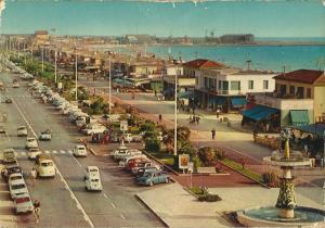 Lungomare di Viareggio in una cartolina degli anni 70