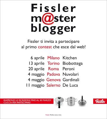 Contest Fissler M@ster Blogger: ci vediamo a Milano!