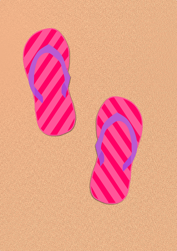 Le havaianas disegnate con Inkscape