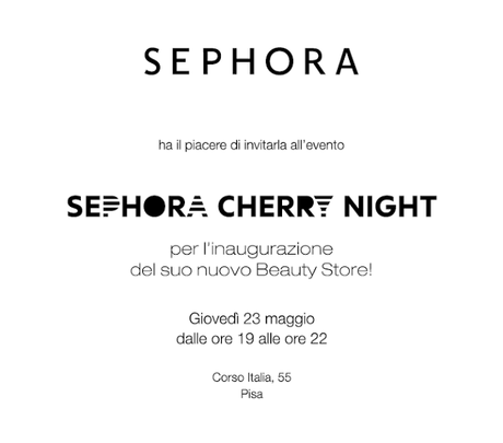 Events || Sephora Cherry Night