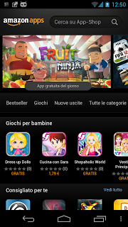 Amazon App Shop regala Fruit Ninja (solo oggi 23 maggio 2013)