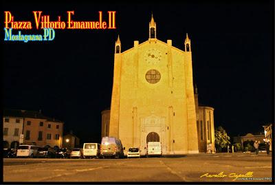 piazza Vittorio Emanuele II, a Montagnana