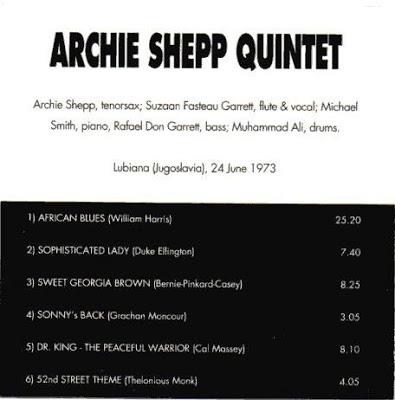 Archie Shepp Live in Lubiana 1973