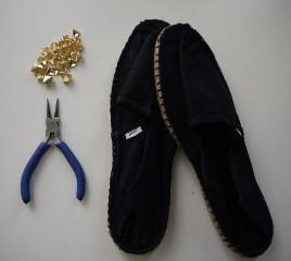 DIY Studded Espadrillas