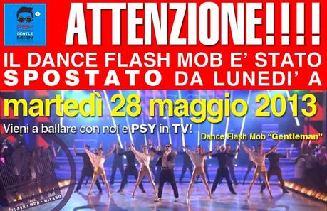 psy milano flash mob tv