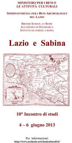 10 ° Incontro di studi “Lazio e Sabina”: L’acquedotto di S. Maria di Fianello a Montebuono