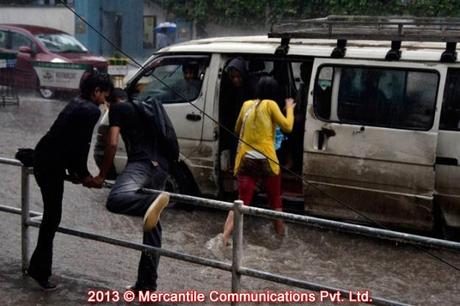 Piove anche in Nepal!